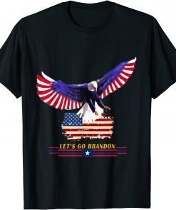 American Flag Eagle Let’s Go Brandon Conservative US T-Shirt