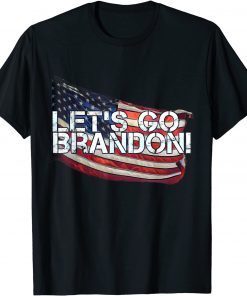 American Flag Let's Go Brandon Chant Unisex T-Shirt