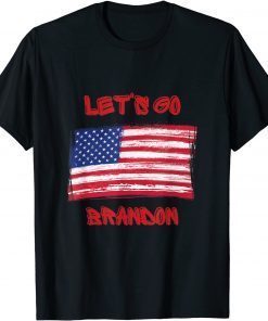 American Flag Let's Go Brandon Impeach 46 Unisex T-Shirt