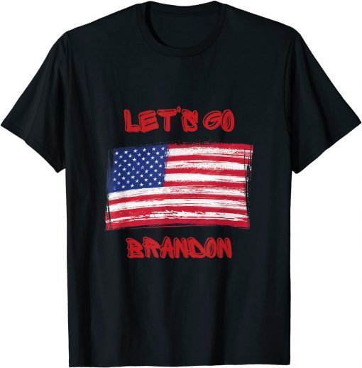 American Flag Let's Go Brandon Impeach 46 Unisex T-Shirt