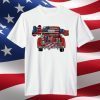 American Truck Boots Balloon American Flag T-Shirt