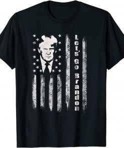 Anti Biden Let's Go Brandon America Flag 2021 Shirt