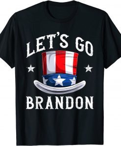 Anti Biden Let's Go Brandon American Flag Impeach Joe Biden Gift Shirt