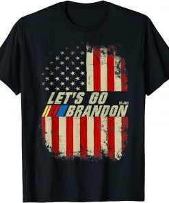 Anti Biden Let's Go Brandon USA Flag 2021 Shirt