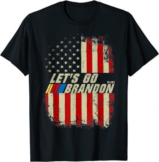 Anti Biden Let's Go Brandon USA Flag 2021 Shirt