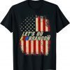 Anti Biden Let's Go Brandon Chant American Flag Impeach 46 Us 2021 Shirt