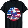 Anti Biden Let’s Go Brandon Chant American Flag Gift Shirt