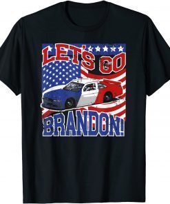 Anti Biden Let’s Go Brandon Chant Conservative US Flag Unisex Shirt