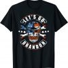 Anti Biden Let's Go Brandon Chant FJB US Flag Gift Shirt