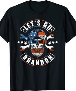 Anti Biden Let's Go Brandon Chant FJB US Flag Gift Shirt