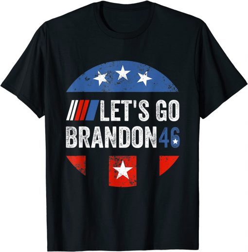 Anti Biden Let's Go Brandon Chant Flag American Unisex Shirt