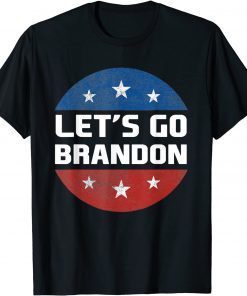 Anti Biden Let’s Go Brandon Conservative US Flag Unisex Shirt