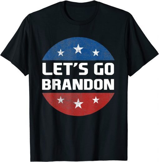 Anti Biden Let’s Go Brandon Conservative US Flag Unisex Shirt