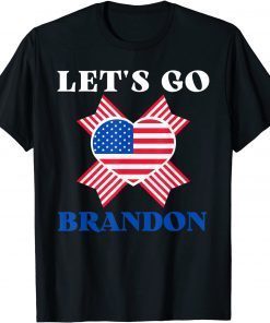 Anti Biden Let's Go Brandon Impeach 46 US Flag Gift Shirt