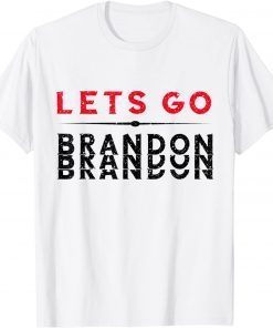 Anti Biden Lets Go Brandon Let's go Brandon USA Flag Classic Shirt