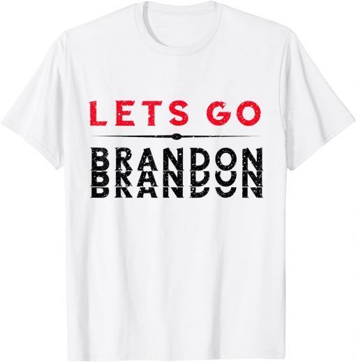 Anti Biden Lets Go Brandon Let's go Brandon USA Flag Classic Shirt