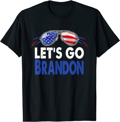 Anti Biden Let's Go Brandon With Flag Unisex Shirt