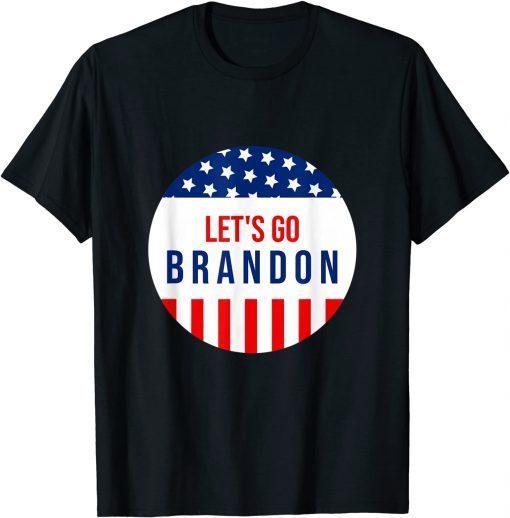 Anti Joe Biden Lets Go Brandon American Flag Impeach 46 Unisex Shirt