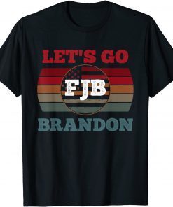 Anti Joe Biden Let's Go Brandon US Flag Unisex Shirt