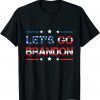 Anti Joe Biden Lets Go Brandon Usa Flag Gift  Shirt