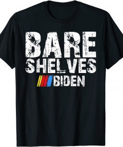 Bare Shelves Biden Let's Go Brandon Christmas Unisex T-Shirt