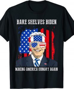 Bare Shelves Biden Meme Christmas Foxtrot Xmas Bravo 2021 T-Shirt