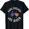Bare Shelves Joe Biden Sunglasses Us Flag Unisex T-Shirt