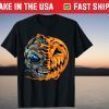 Baseball Player Skull Pumpkin Skeleton Ghost Halloween T-Shirt
