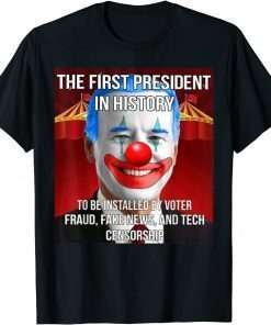 Biden Clown Halloween Costume Biden Clown Circus Classic Shirt