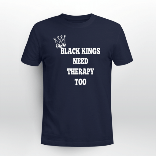 Black Kings Need Therapy Too Unisex T-Shirt