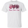 Breast Cancer Peace Love Cure 2021 Shirt