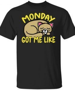 Cat Monday Got Me Like Gift shirt