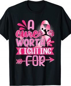 Cheer Breast Cancer Pink Ribbon Cheerleading Unisex Shirt