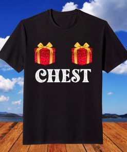 Chest Nuts Merry Christmas Party Holiday T-Shirt