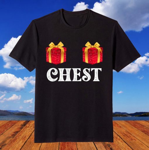 Chest Nuts Merry Christmas Party Holiday T-Shirt