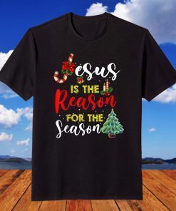 Christian Jesus The Reason Christmas Stocking Stuffer T-Shirt