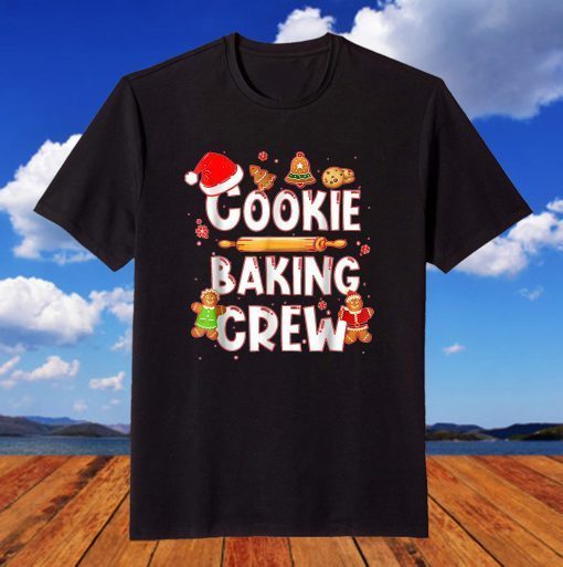 Christmas Cookie Baking Crew Pajamas Family Xmas T-Shirt