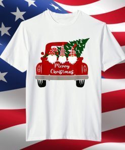 Christmas Gnome Red Truck Holiday Xmas 2021 Merry Christmas T-Shirt