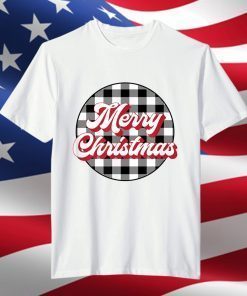 Christmas Plaid Merry Christmas T-Shirt