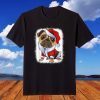 Christmas Santa Pug Pugmas T-Shirt