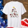 Christmas Tree Cat Pajama T-Shirt