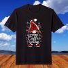 Coffee Gnome Buffalo Plaid Matching Christmas T-Shirt