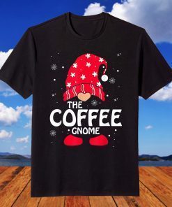 Coffee Gnome Matching Christmas T-Shirt