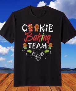 Cookie Baking Team Christmas Cookies Baker Gingerbread T-Shirt