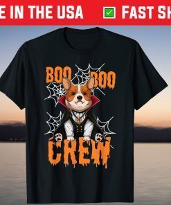 Corgi Vampire Boo Boo Crew Halloween T-Shirt