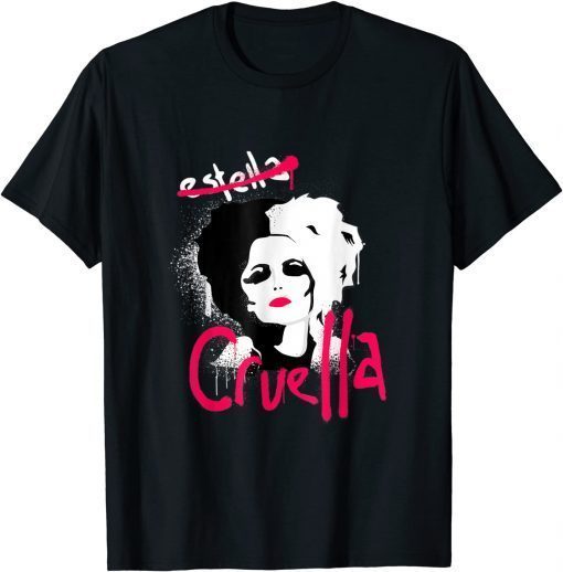 Cruella Estella Punk Rock Spray Paint 2021 Shirt