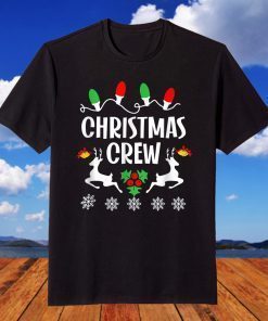 Cute Family merry Christmas Crew T-Shirt