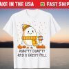 Cute Humpty Dumpty Had A Great Fall Happy Halloween 2021 T-Shirt