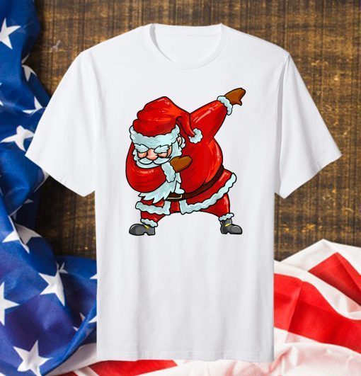 Dabbing Santa Claus Christmas T-Shirt