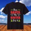Dear Santa My Sister Did It Xmas Christmas Pajama T-Shirt